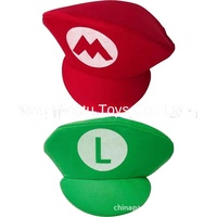 Super Mario Anime Bühnenkostüm Zubehör-Set Charakterkleidung Mario Hut Mary Handschuhe Baseballkappe Dekoration
