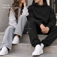 Sweat-shirt à capuche uni 500 GSM, coupe oversize, style streetwear décontracté, impression de logo personnalisée, vente en gros OEM pour homme