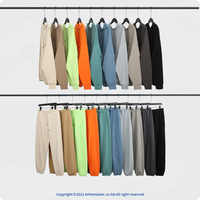 Ensemble de sweat-shirts à capuche surdimensionnés personnalisés avec logo, sweat-shirts à capuche pour hommes en grande taille, sweat-shirts en molleton, streetwear