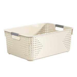 Plastic Storage <b>Bin</b> <b>Rectangle</b> Solid Color Kitchen Cabinet Basket Toy Organizer Household Desktop Storage Box Large Size - Product Image 5
