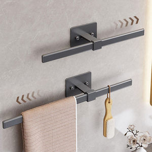 <span class=keywords><strong>Toallero</strong></span> de acero inoxidable Sus 304, barra <span class=keywords><strong>sin</strong></span> perforación, anillo de toalla autoadhesivo, mano para baño, <span class=keywords><strong>ducha</strong></span> - Product Image 2