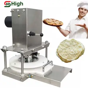Hete Verkoop Commerciële Pizzadeeg Afvlakking Persmachine Cake Plat Platte Persmachine