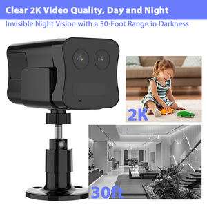 Mini caméra de surveillance intérieure 4G à zoom à double objectif avec détection de mouvement PR et conception compacte de la voix bidirectionnelle - Product Image 4