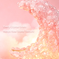 Veilleuse USB rechargeable en cristal naturel, multicolore, quartz rose, prénite, agate rouge, autres objets artisanaux en cristal pour la maison