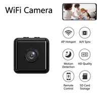 Mini caméra de sécurité WiFi 1080P, caméra cube intelligente pour la maison, caméra IP sans fil, stockage dans le cloud, suivi de mouvement, visualisation à distance via application