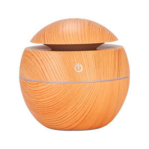 Vendedor caliente Mini Fragancia Grano de madera Difusor de aire Humidificadores portátiles USB Humidificador ultrasónico silencioso - Product Image 1