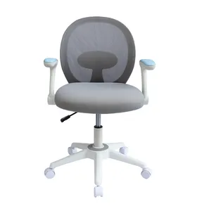 Diseño simple de tela de malla que se ajusta a la silla de oficina administrativa giratoria ergonómica