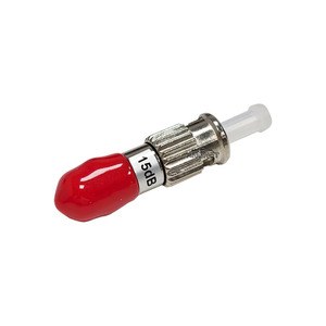 Atténuateur à <span class=keywords><strong>fibre</strong></span> optique mâle à femelle <span class=keywords><strong>ST</strong></span> UPC enfichable Atténuateur monomode <span class=keywords><strong>ST</strong></span> 15dB - Product Image 1