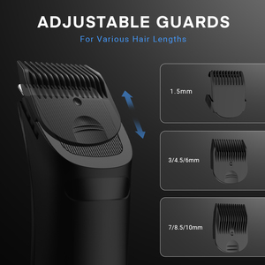 Professionele elektrische snoerloze lichaamshaartrimmer voor mannen, met keramisch mes, voor thuis, hotel en buitengebruik. - Product Image 4