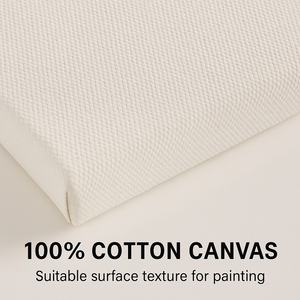 Toile de coton pré-encrée triple, en gros, 1114 et 1620 pouces, pour la peinture, les écoles d'art et les magasins de détail - Product Image 4