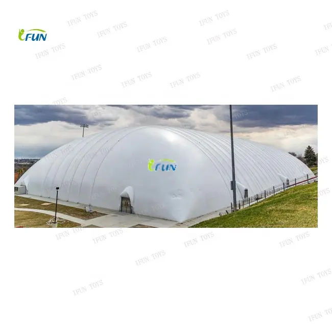 Tente dôme gonflable extérieure à support pneumatique/tente de court de tennis/dôme à structures temporaires pour événements sportifs
