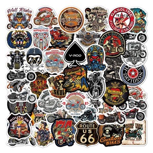 Nuevo Paquete de 50 Pegatinas Divertidas y Modernas con Logotipo de Marca, Diseño de Gorila y Mono, Vinilo PVC Impermeable con Acabado Brillante, Recortadas, para Decoración Navideña - Product Image 1