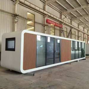 Prefab Apple Cabin for Unused Land Customized Portable Apple Cabin Container Mobile Space <strong>Capsule</strong> House Homepod Apple - Product Image 1