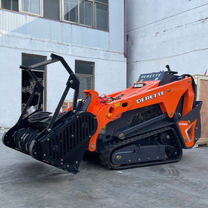 Derette V1000 zware bosmaaier, mini-kniklader, multifunctionele rupslader - Product Image 3