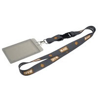 Lanière porte-clés en nylon polyester pour publicité Lanière de cou avec impression par sublimation de logo personnalisé Lanière décapsuleur