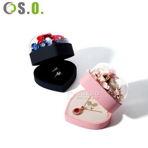 Boîte à fleurs personnalisée pour bracelet, boîte à fleurs élégante en papier pour bague en diamant de haute qualité avec logo, boîte à bijoux pour bague - Product Image 6