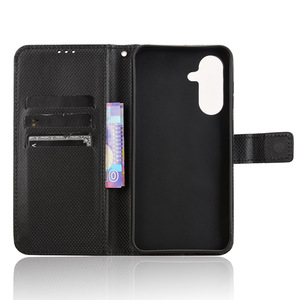 Đối với Samsung A56 trường hợp, kết cấu kim cương PU da Folio lật Bìa Ví Thẻ khe cắm điện thoại đứng trường hợp đối với Samsung Galaxy A56 5g - Product Image 3