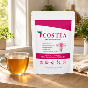 Thé PCOS pour femmes, 28 sachets, équilibre hormonal, fertilité, bien-être, 100% naturel, soin doux pour les règles - Product Image 3