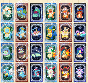 ANHAO <span class=keywords><strong>Carte</strong></span> da Collezione Poke Moned, Formato A5, Carta Colorata Anime Giapponese Pokemoned, <span class=keywords><strong>Carte</strong></span> da Gioco Collezionabili per Regali per Bambini - Product Image 6