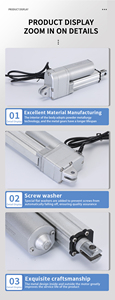 12VDC/24V 150mm高速リニアアクチュエータ 6インチストローク 110ポンド最大リフト IP54防水DCモーター 家庭用電化製品取り付け用 - Product Image 5