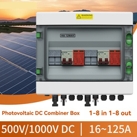 Boîtier de Combinateur Disjoncteur 2 Entrées/2 Sorties en ABS Certifié TUV, Haute Efficacité 500V 20A/25A/32A pour Circuits Commerciaux et Industriels 2P