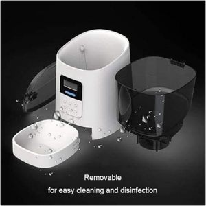 Nuevo Control remoto inteligente Wifi Alimentador de mascotas Microchip Automático Perro Cuencos para mascotas Alimentador de alimentos - Product Image 5