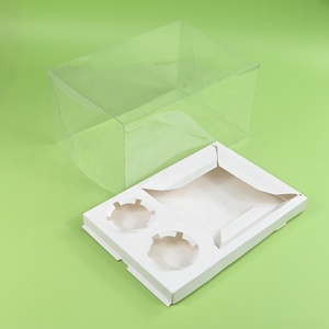 XJH trasparente Bento Box con <span class=keywords><strong>6</strong></span> Cupcakes e 2 scatole Cupcake per Sushi con goffratura e laminazione opaca <span class=keywords><strong>Plus</strong></span> - Product Image 3