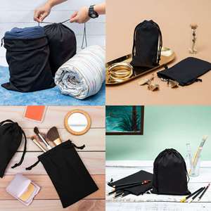Factory Direct Cotton Blend Drawstring <b>Bags</b> Fitness Backpack Drawstring Shop Pocket Hiking Camping Beach Men Women <b>Bags</b> - Product Image 3
