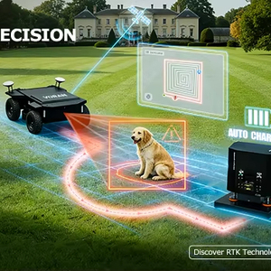 Tondeuse à gazon autonome intelligente autopropulsée pour l'aménagement paysager et l'entretien des vignobles - Product Image 3