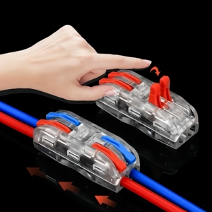 Phổ nhỏ gọn kết nối nhanh rắn chiếu sáng nhanh rắn Cáp đẩy dây dẫn kẹp khối thiết bị đầu cuối kết nối đòn bẩy - Product Image 6