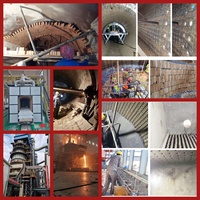 Cemento Refractario de Alta Alúmina CA80, Agente de Unión con Excelente Resistencia a la Corrosión para Incineradores y Tuberías de Alta Temperatura
