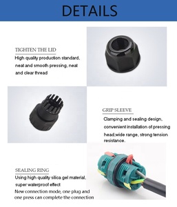 M20 <span class=keywords><strong>3</strong></span>-Pins Ip68 Waterdichte Connector Kabel Terminal Blok Aansluitdoos Buitenverlichting Elektrische Connector Sneldraad Connector - Product Image 6