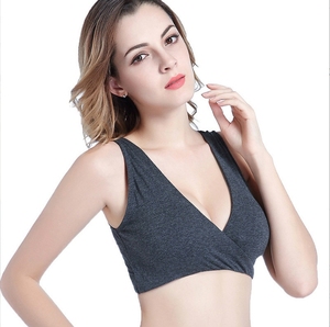 Meilleure qualité coton femmes maternité <span class=keywords><strong>grossesse</strong></span> sans couture allaitement soutiens-<span class=keywords><strong>gorge</strong></span> sans armatures U dos - Product Image 5