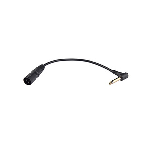 Adaptateur de câble <span class=keywords><strong>mono</strong></span> TS 6,35 mm à <span class=keywords><strong>XLR</strong></span> asymétrique à angle de 90 degrés pour microphone, guitare, amplificateur, mélangeur, 30 cm - Product Image 5