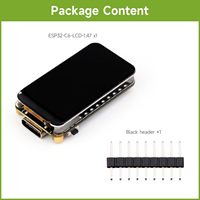 Aismartlink ESP32-C6 Papan Pengembangan AMOLED Layar Sentuh Kapasitif 1,47 inci 160MHz Single-Core 172*320 262K Warna Layar Berwarna-warni