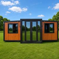Maison conteneur extensible 20ft 40ft, taille personnalisable, bureau, villa préfabriquée, maison mobile 2-3 chambres, écologique et mobile