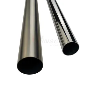 High Brightness 25.4mm OD SS 301 Metal Round Tube 1 Inch Welded Stainless Steel Handrail Railing Pipe For Furniture