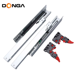 Donggang trượt hệ thống rieles telescopicos văn phòng nhà đồ nội thất phần cứng ẩn mềm-đóng Cửa Ngăn kéo trượt cho tủ gỗ - Product Image 1