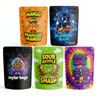 Sacs Mylar Anti-Odeur Personnalisés 3.5g 14g 28g, Fermeture Ziplock Sécurisée Enfant, Refermables pour Bonbons, Fleurs, Herbes – Sacs d'Emballage Autoportants