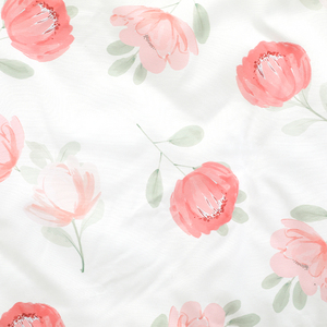 Cartoon Pink <strong>Floral</strong> 100% Cotton Baby Girls Bedding Set Baby Bedding Set for <strong>Crib</strong> - Product Image 5