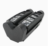 Mini projecteur LED Spider 8x3W RGBW à tête mobile, activé par le son, contrôle DMX-512, éclairage stroboscopique, faisceau lumineux, indice de protection IP33, 50 000 heures