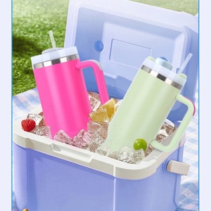 40oz Stainless Steel Tumblers Custom logo Insulated Vacuum Mug Tumbler Portable Stainless Steel Tumbler With <b>Straw</b> - Product Image 2