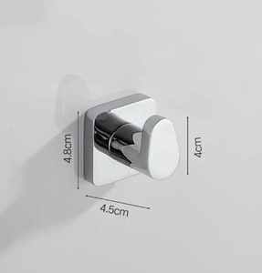 Crochet mural simple en métal pour salle de bain, entrée, écologique, durable, design moderne - Product Image 5