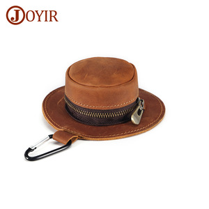 Vintage Genuine Leather Mini Coin <b>Purse</b> Handmade <b>Small</b> Keychain Pendant Unisex Solid Color Below 2 Inch Spring 2024 - Product Image 2