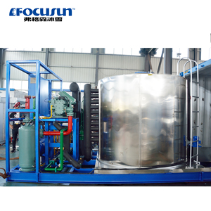Máquina de hielo en escamas de 20 toneladas | Máquina industrial de hielo en escamas para enfriar mariscos y concreto - Product Image 3