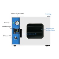 Zz-Rhino DZF-6020A 20L-210L Oven Pengering Vakum Tipe Horizontal dengan Ruang Stainless Steel Rentang Suhu RT+10-250 220V/380V