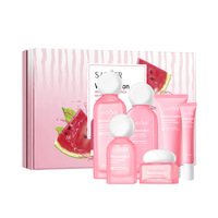 SADOER Produits Faciaux Éclaircissants et Réparateurs pour Peaux Sèches et Rugueuses, Apaisants et Hydratants, Coffret Soin à la Pastèque