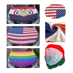 Tùy chỉnh Quốc gia/Argentina cờ xe mui xe Bìa 110*150cm 100D Polyester Vải đàn hồi có thể giặt nắp ca-pô biểu ngữ - Product Image 6