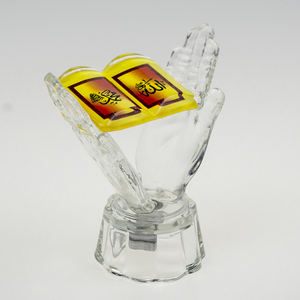 Commercio all'ingrosso a buon mercato di cristallo Corano libro musulmano religioso Bomboniere con Stand per il matrimonio Bomboniere artigianato islamico - Product Image 3