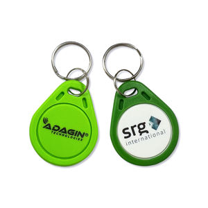 13.56MHz RFID Keyfobs 13.56MHz ABS Plastic Waterproof Keyfob <b>Blank</b> Keychain for Hotel Home - Product Image 3